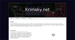 Desktop Screenshot of krimsky.net